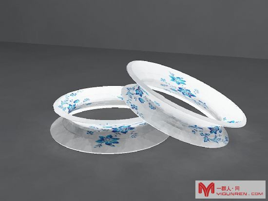 创意青花陶瓷手镯