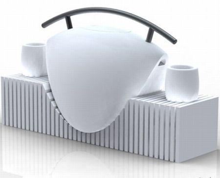 摇摆茶壶   造型新颖   动感十足  陶瓷   源本设计