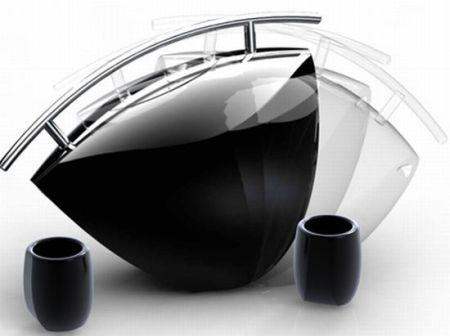 摇摆茶壶   造型新颖   动感十足  陶瓷   源本设计