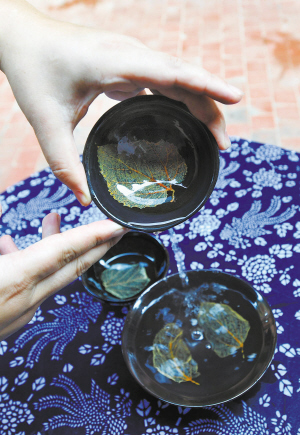 吉州窑精品—木叶天目瓷