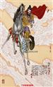 方曙(方复之子)-古彩瓷板《刘关张赵》战将系列