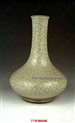 颜色釉陶瓷知识品种拾遗补缺之清雍正，仿哥窑扁肚天球瓶 高21.3cm 宽16.3cm