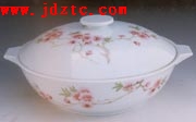 釉上桃花平窝