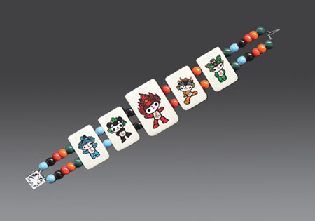 图文：08元旦奥运特许商品新品 陶瓷手链