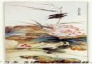 程意亭 荷塘鸟趣·粉彩瓷板画