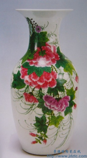 张荣顺《芙蓉图》赏瓶