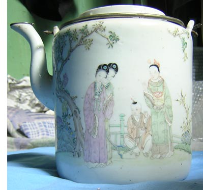 罗子林绘 人物提壶