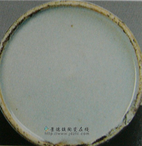 清 青花花卉水盂