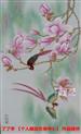 江龙 粉彩《花鸟系列-春》 瓷板