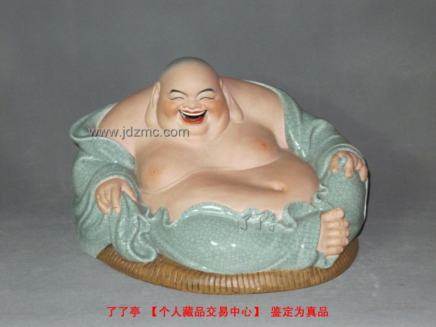 刘远长《笑口常开》陶瓷雕塑 作品限量：28-12号