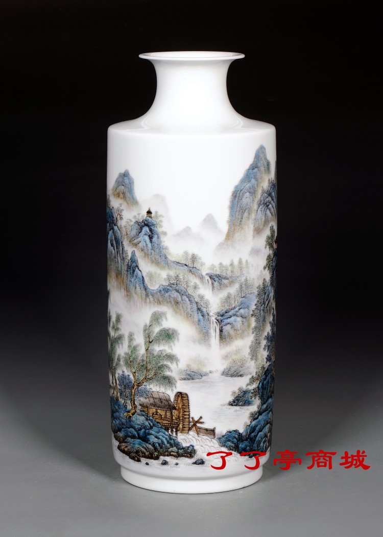 《江南春色》.粉彩. 杨子健(江西省高级工艺美术师)