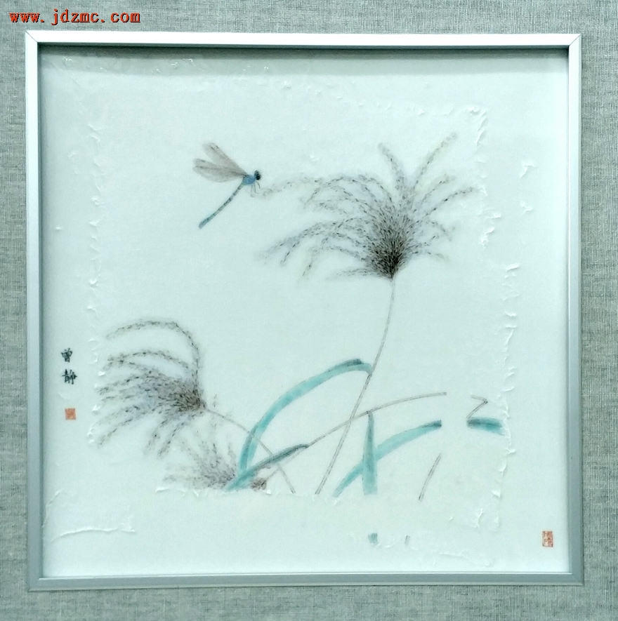 《秋岚》粉彩茶壶．曾静(陶瓷美术硕士，陶瓷美术家)