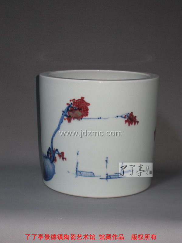 李云峰 青花釉里红 80件小品 意境