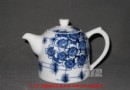 夏奇奇 满工青花图案 茶壶 单只 宽：14cm