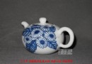 夏奇奇 满工青花图案 茶壶 单只 宽:11cm