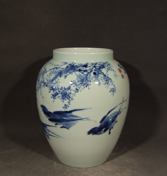 《新春图》·陆涛·青花