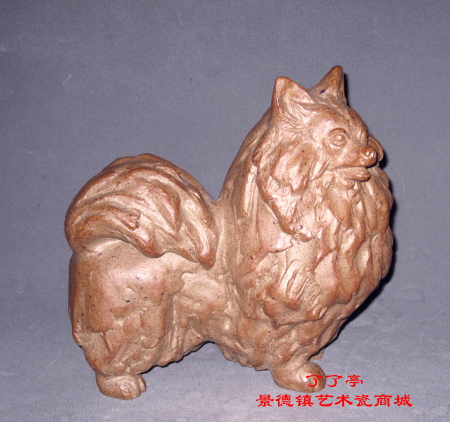 《狐狸狗》雕塑·周国桢（陶瓷美术教授、国家级大师评委）