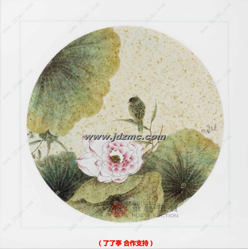 荷塘清韵•综合装饰瓷板 涂雅琴