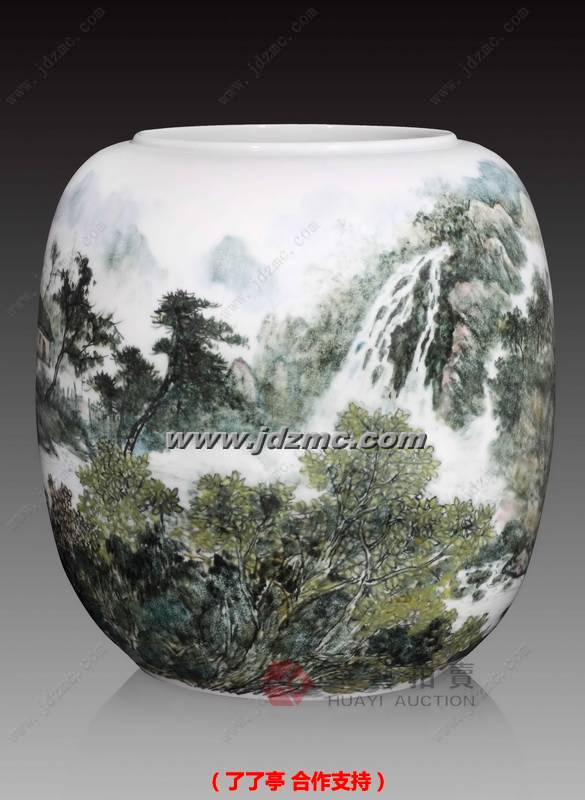 田园曲•高温颜色釉瓷瓶 程云