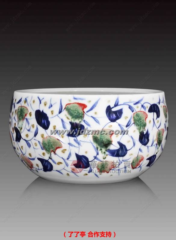 春韵•青花釉里红瓷缸 熊晓华