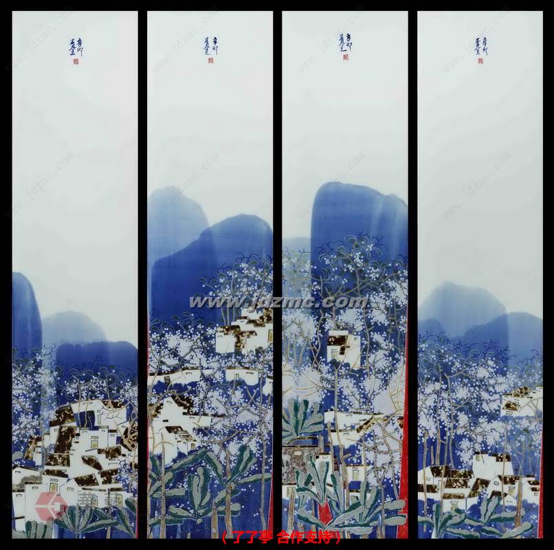 东风夜放花千树•瓷板 代青全