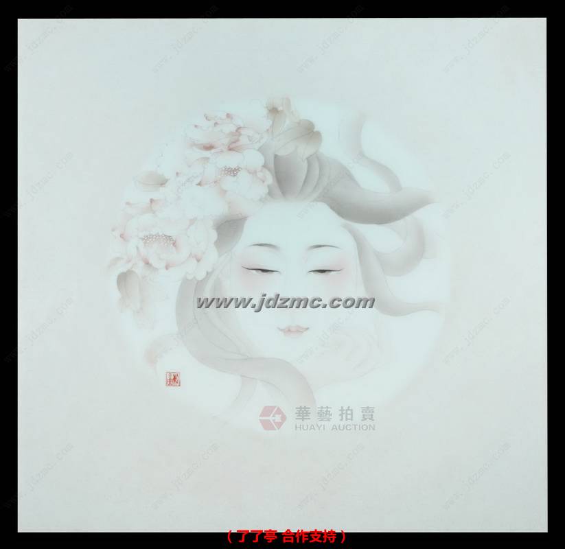 暗香微拂1•釉上彩瓷板 陈晶