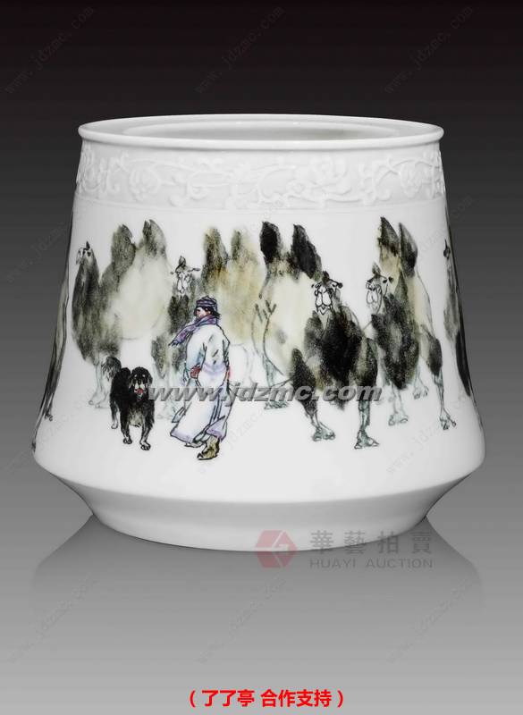 敕勒歌•综合装饰瓷瓶 马铁