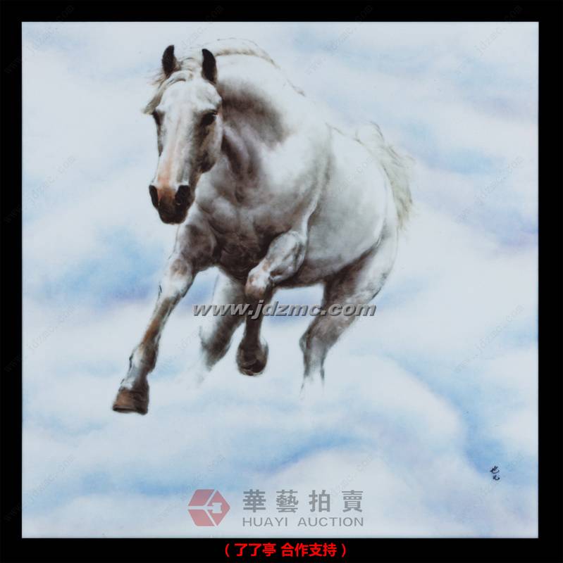 天驹•釉上彩瓷板 吴也凡
