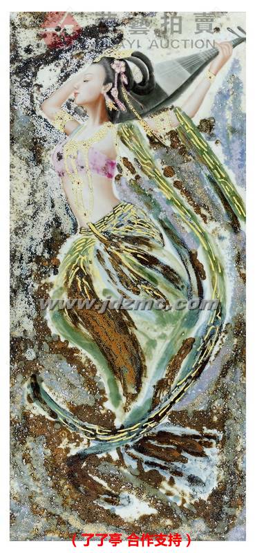 敦煌•高温色釉瓷板 熊永林