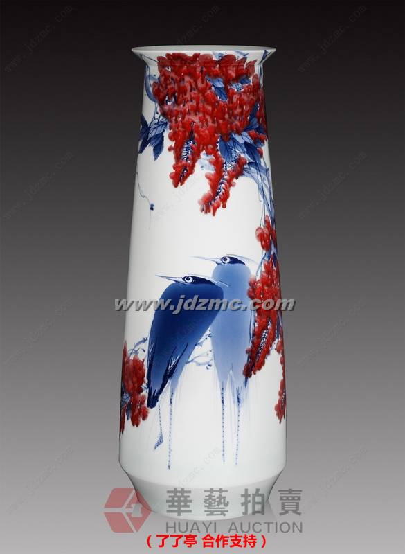 春讯•青花釉里红瓷瓶 黄景峰
