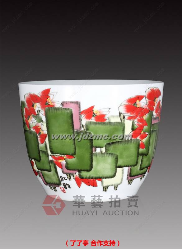 红韵•高温色釉瓷瓶  姚慧云