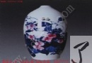 戚培才 青花斗彩 花鸟瓶 价格：6万到10万 2005.11.19