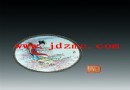 赵惠民 粉彩“天女散花”盘 拍卖成交价格：138000