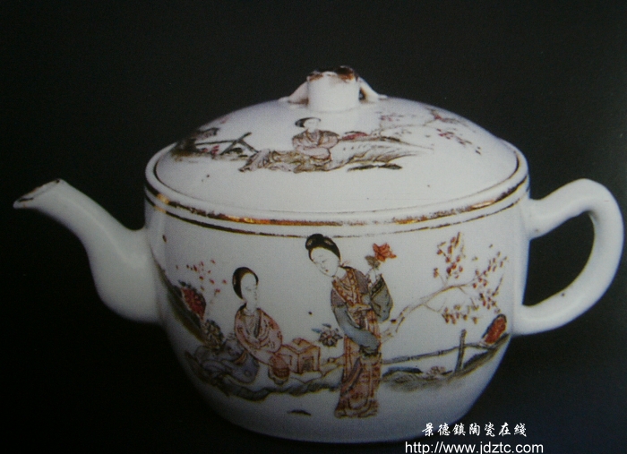 景德鎮製 徐建建制 瓷器 オブジェ サイズ 幅19㎝×奥行14㎝×