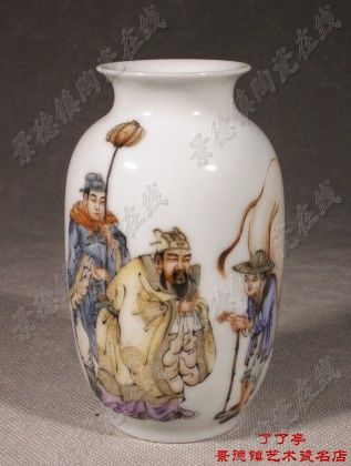 虞舜孝感动天(二十四孝之一)-了了亭-景德镇陶